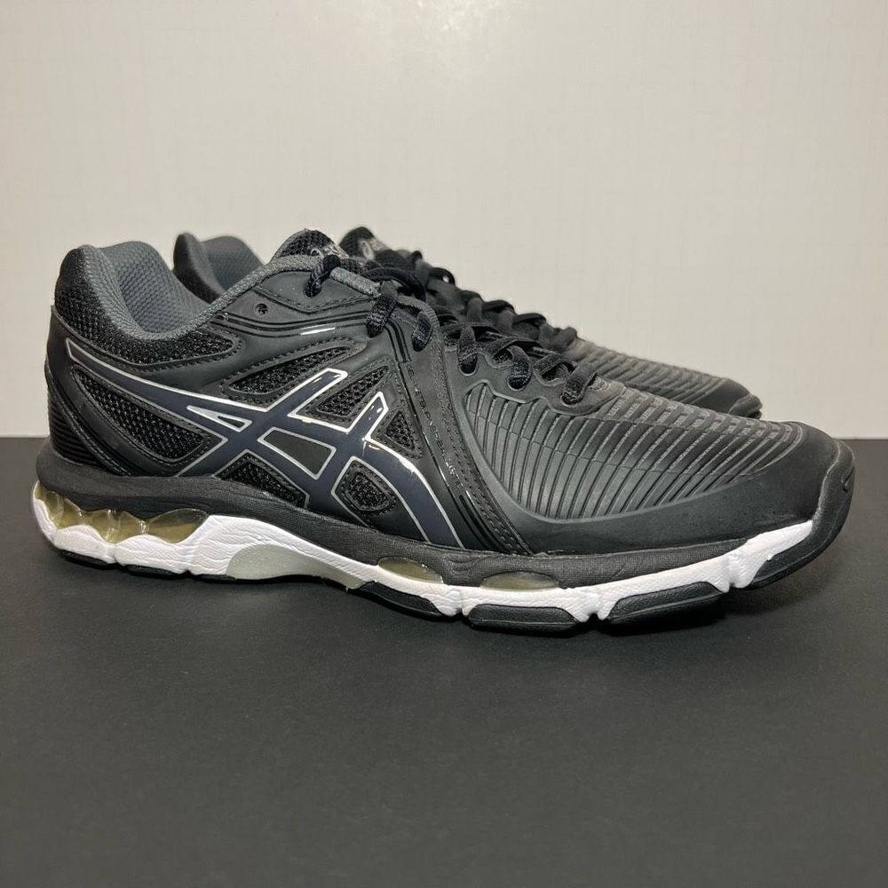 Womens ASICS Gel Netburner Ballistic Black Volleyball Shoes / Size 9